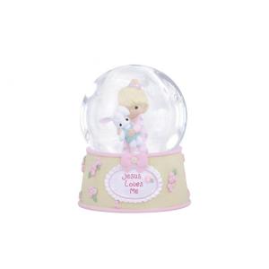 Quality Resin Angel Deer Led Water Globe Snow Globe With Music Christmas Decoration for sale