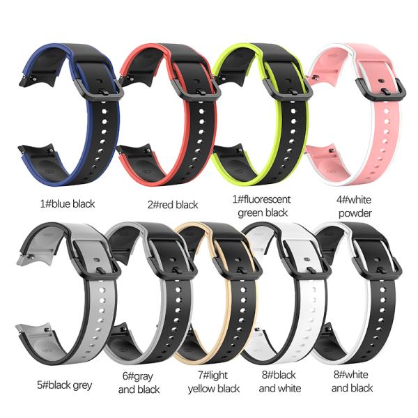 Double Face Silicone Watchband for Samsung Galaxy Watch 5 40mm 44mm 3-7 Days Delivery