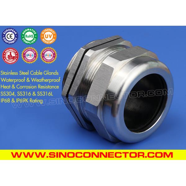 Watertight Metric Stainless Steel Cable Gland IP69K/IP68 Rating (BS EN 1.4301/1.4401/1.4404) 