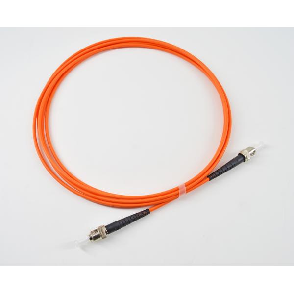 ST/ST Fiber Optic Patch Cord Simplex 3.0mm SM/MM/OM3/OM4/OM5 With PVC / LSZH Jacket