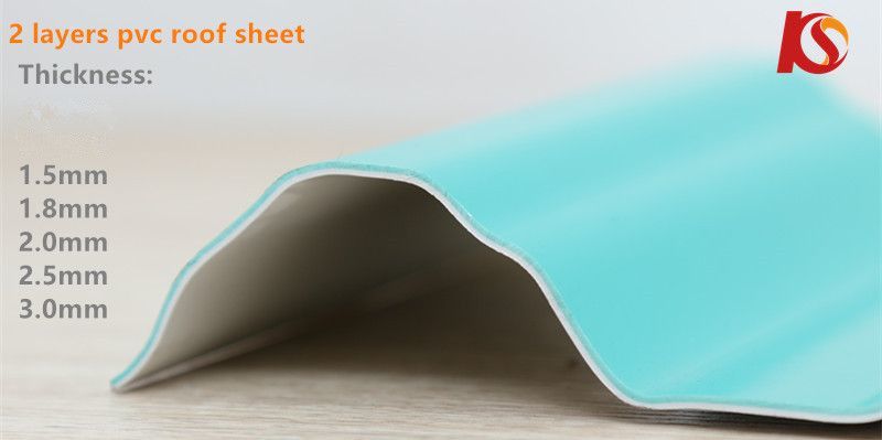 Eco-Friendly UPVC Corrugated Roofing Sheets in Various Colors Various Sizes Roof Tiles