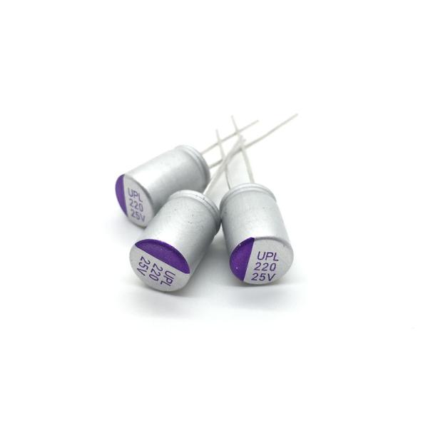 25v 220uf General Purpose Capacitor Radial Lead Cap UPL1E221M0812 125℃