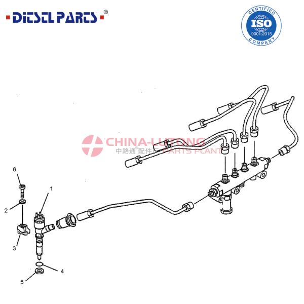 High quality injector for PERKINS 2645A746 INJECTOR fit for Perkins 2645A746 Common Rail Diesel Injector