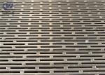 Slotted Hole Perforated Aluminum Sheet Metal Anodized Decorative 1.22x2.44m