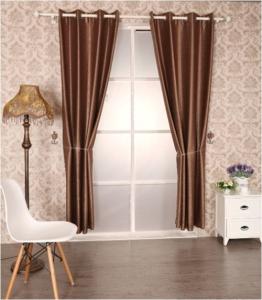 Quality Embossed Polyester Black Out Window Curtain for sale