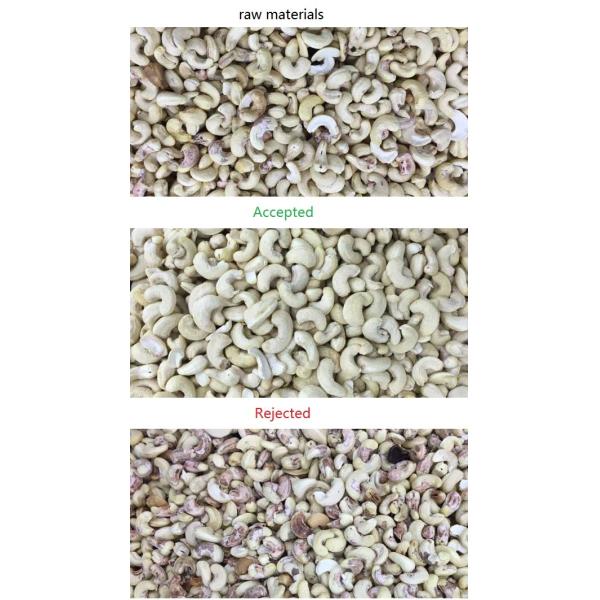 256 Channels LED Light Cashew Color Sorter