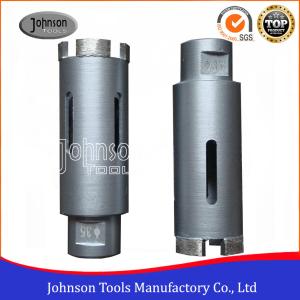 China Silver Welded 35mm Diamond Core Drill Bits With Normal / Turbo Segments on sale