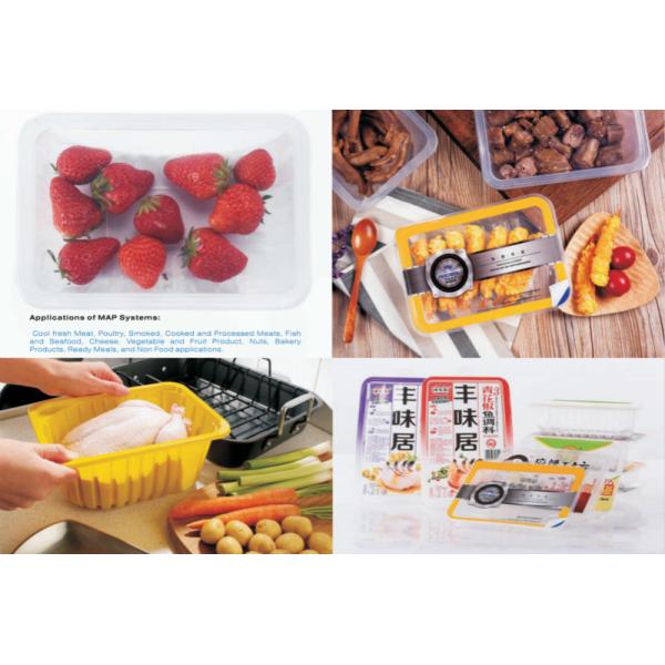 110kg Table Top Tray Sealing Machine MAP Food Packing Machine For Vegetable