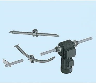 Gear Motor for Multi-Span Agricultural Greenhouses Shading and Ventilation System
