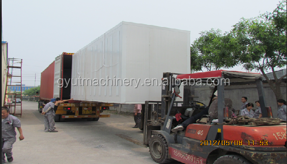 40HQ Container Hydroponic Fodder System for Farms White Barley Grass Growing Machine