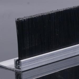 Quality Aluminum Alloy PVC Brush Under Door Brush Seal Bristles 1000mm for sale