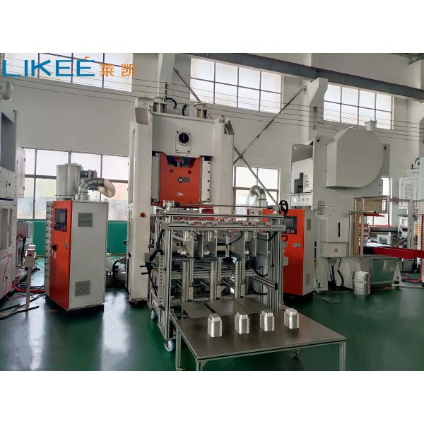 12000Pcs/h Capacity Aluminium Foil Container Production Line with 0.8MPa Air Pressure Requirement