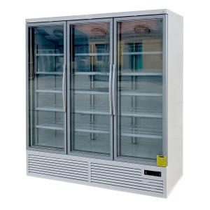 Quality Digital Thermostat Upright Glass Door Freezer For Frozen Food for sale