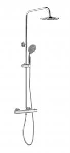 China Bathroom 38 Degree water Thermostatic Shower Column Set Dual Handle on sale