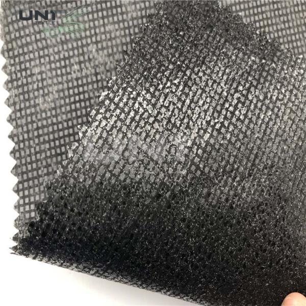 Double Dot Hot Rolling Adhesive Interlining For Leather Coat