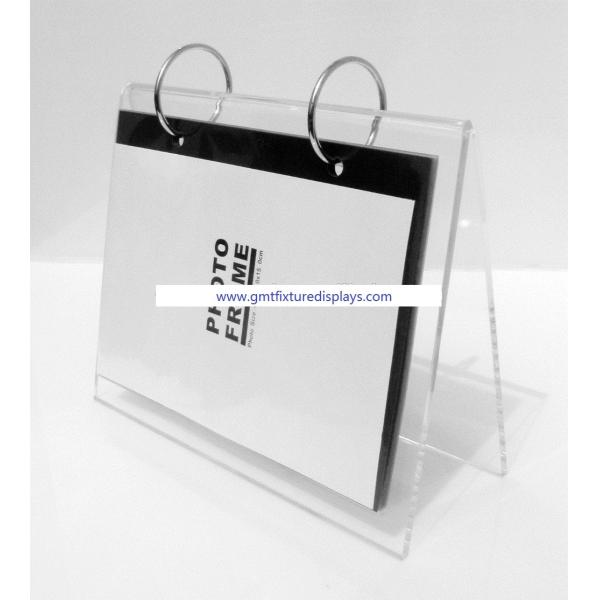 6 Inch Desktop Calendar Stand Acrylic Perspex Calendar for Office Table