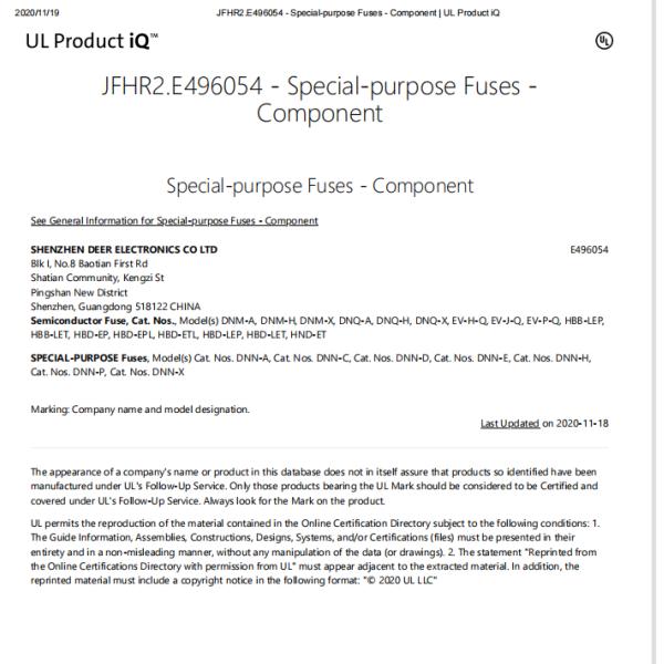 DC10KA High Breaking Capacity Fuse , IEC60269 Solar Charge Controller Fuse