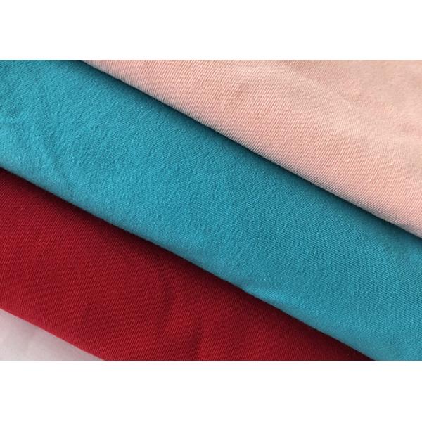 4 Way Stretch 95% Cotton 5% Spandex Single Jersey Fabric Weft Knitted For Dress