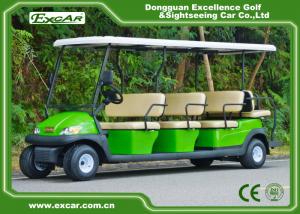 Quality EXCAR 11 seater trojan battery Electric golf cart sightseeing car china mini bus for sale