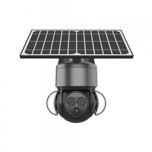 China 6MP Full Color Solar Outdoor Security Camera 4G Solar PTZ  Camera OEM on sale