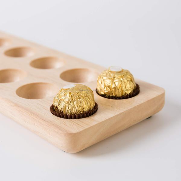 Home Kitchen Bamboo Egg Protection Safe Storage Rack Countertop Fridge Storage Display Rack