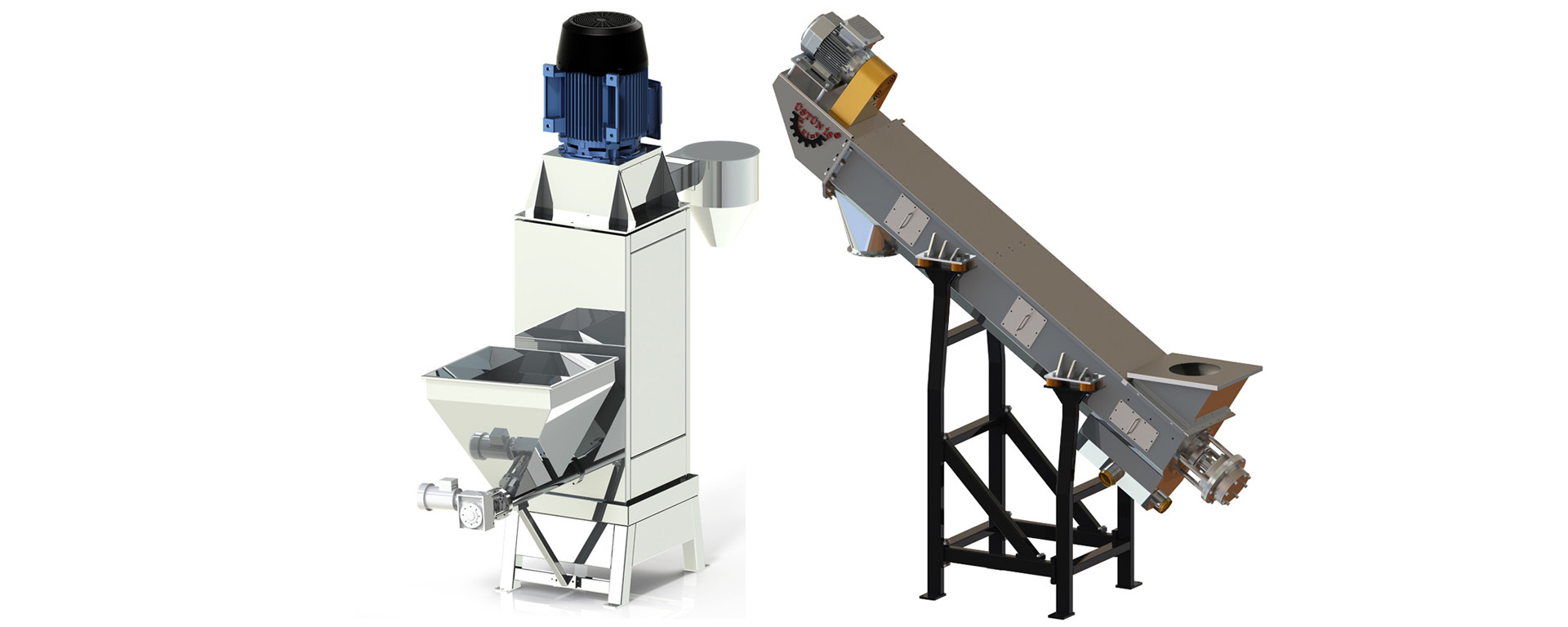 Full Automatic PET Recycling Line Horizontal Centrifuge Dryer 210KW Power