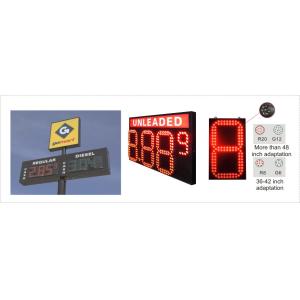 Pixel Tube Led Gas Price Signs 60inch Express Projector Led Oil Price Display