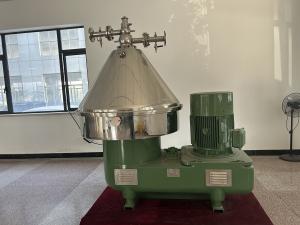 Quality Stainless Steel Disc Oil Separator Belt Drive Automatic Slag Discharge Centrifuge For Pharmacy for sale