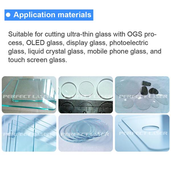 Perfect Laser - 600 * 600mm Industrial CNC CCD Automatic Multi Shape Mirror OLED Ultra-thin Glass Cutting Cutter Machine
