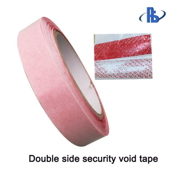 Temper Evident Security Seal Tape With Acrylic Pressure Sensitive Adhesive