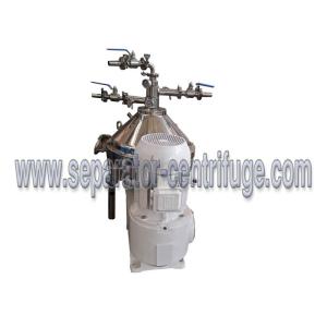 Quality High Speed Continuous Centrifugal Separator / Disc Coconut Oil Centrifuge for sale