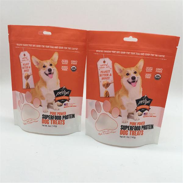 ODM Digital Printed Stand Up Pouches Doypack Recyclable For Dog Snacks