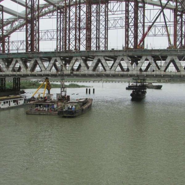 Easily Assembled Steel Bridge Bs Standard Box Girder Truss Q355B Grade