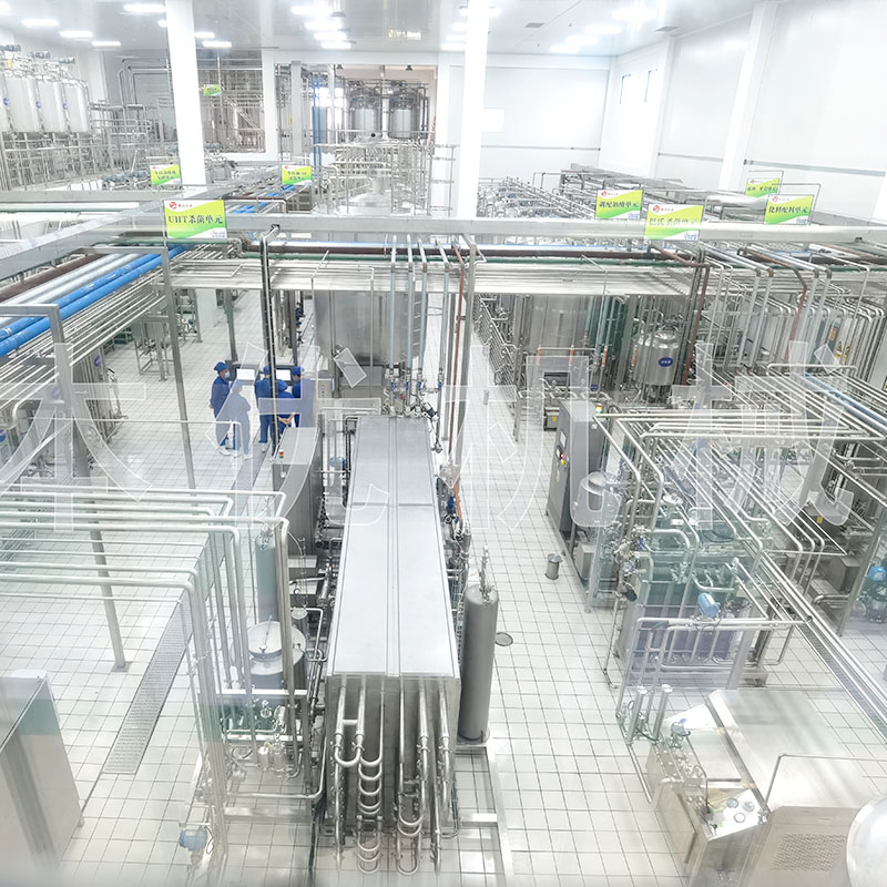 complete set 5000L per hour industrial Milk processing line for arious kinds of milk products