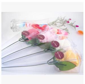 Quality New creative promotion gift product wedding gift rose shape towel for sale