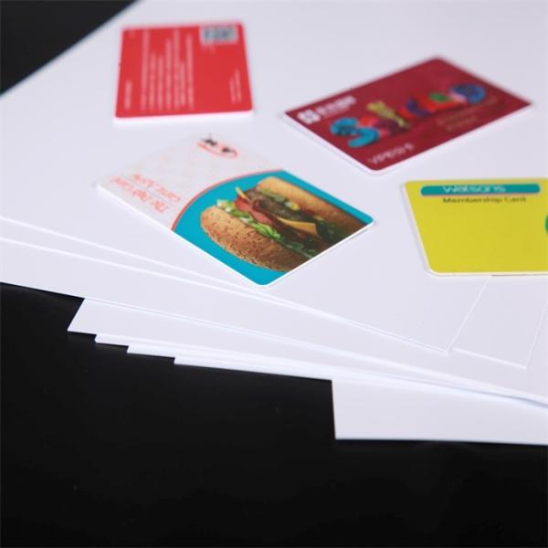 Custom Size White Color PVC Core Sheet For Cards Printing / Lamination