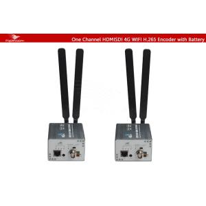 One Channel HDMISDI 4G WIFI H.265 Encoder with Battery