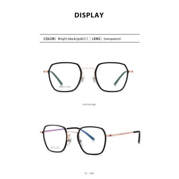 OEM Acetate Titanium Reading Glasses Customizable Anti Blue Light