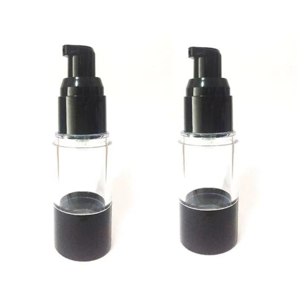 Custom Plastic Airless Bottle 15ml 30ml 50ml with Vacuum Pump