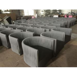 Safe Gray Color Flat Braded Fabric Webbing Olefin Material Durable