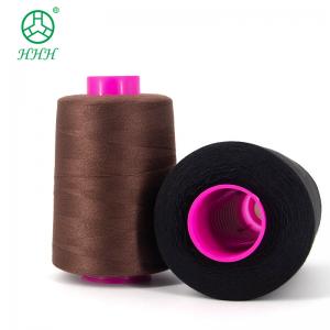 China 240 Color Options Mercerized Yarn Black Brown White Cotton Thread for T-Shirt Sewing on sale
