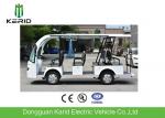 Welded Tubular Steel Chassis 11 seater Electric Sightseeing Car Without Driving