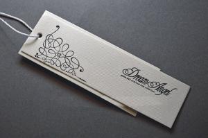 Quality paper hangtag / Custom cheap custom clothing labels for sale