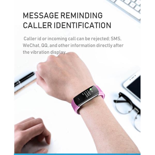 Smart Bp Hr Bracelet Camera Control Moving Target Fitness Tracker For Women