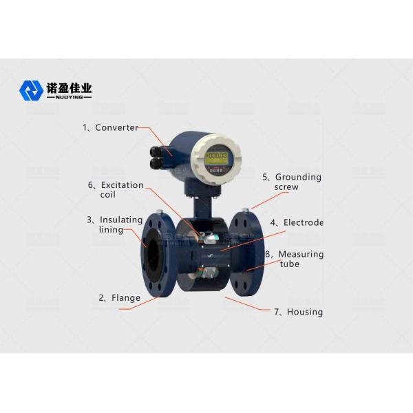 IP68 Intelligent Electromagnetic Flow Meter 0.1-10m/S 4-20mA