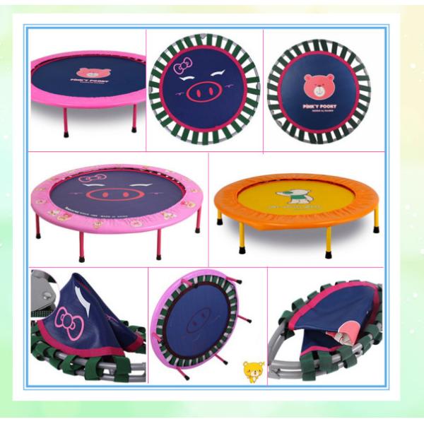 China Supply New Design Cute Cartoon Kids Small Indoor/Outdoor Trampoline/ Round Trampoline