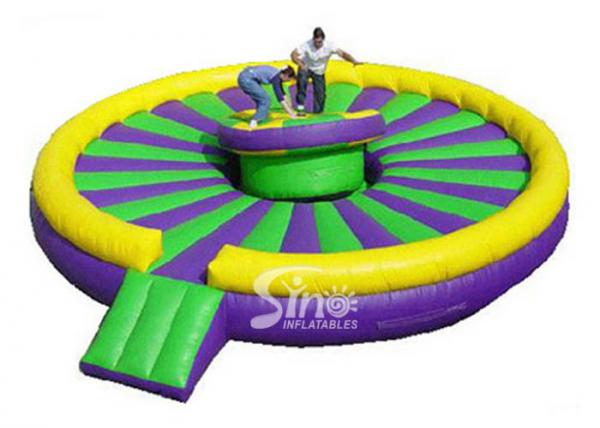 Buy 5.5m diameter giant blow uo round Inflatable Joust Arena For kids and Adults Interactive Fun at wholesale prices