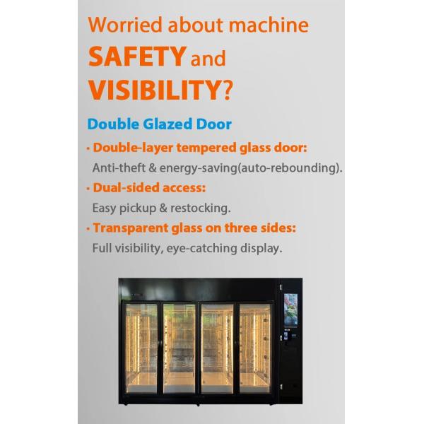 New Flower Vending Machine With 5â„ƒ Refrigeration Large Capacity For Fresh Flowers Bouquets