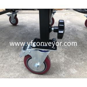 Flexible Powered Roller Conveyor with side guardrail