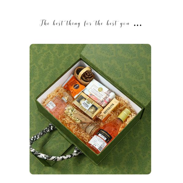 CMYK Printing Cardboard Candy Custom Wedding Gift Box With Handles